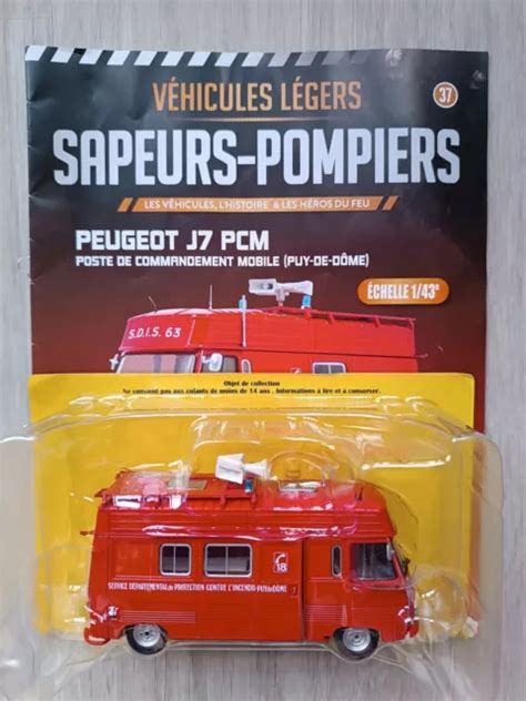 IXO VÉHICULES LÉGERS Sapeurs pompiers Peugeot J7 PCM Poste Commandement