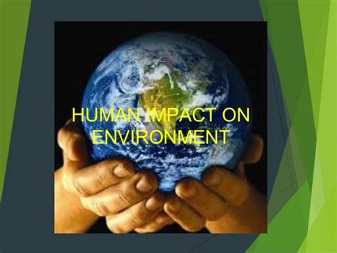 The Human Impact On Environment Graph