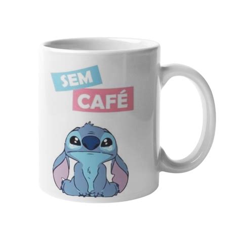 Caneca Caf Sem Caf Lilo Stich Personalizada Ml Shopee Brasil