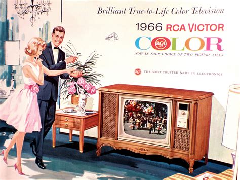 1966 RCA VICTOR Color Tv Vintage Advertisements Vintage Television