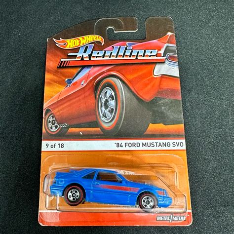 Jual Hot Wheels 84 Ford Mustang SVO HW Redline Base Besi Biru Shopee Indonesia