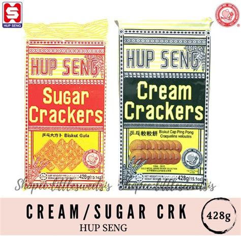 SPECIAL PROMO HUP SENG CREAM CRACKERS SUGAR CRACKERS BISKUT KAKA