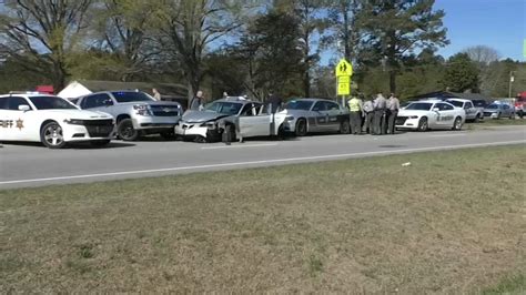 Ncshp 2 County Chase Erwin Officer Taken To Hospital After 2 County