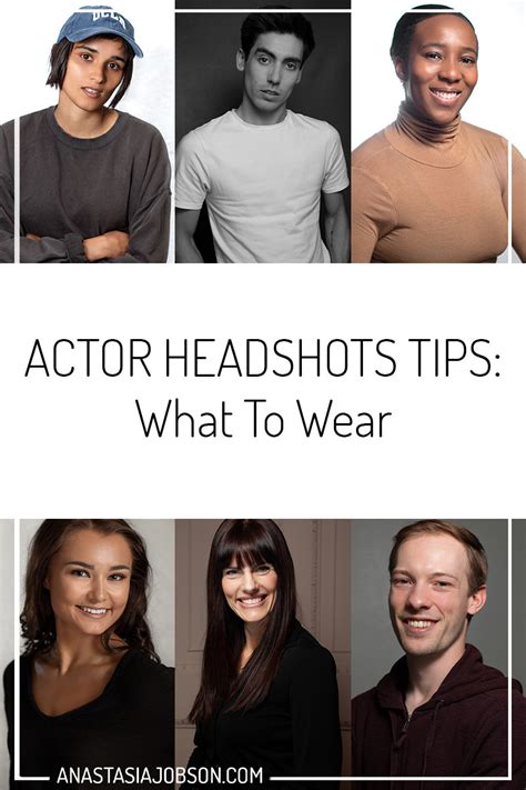 What To Wear For Actor Headshots Anastasia Jobson