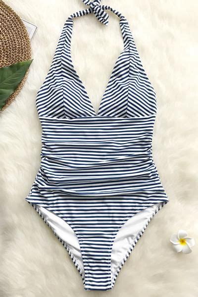 Full Of Grace Shirring One Piece Swimsuit Maiôs Moda Praia Maio Moda