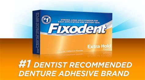 Fixodent Denture Adhesive Powder, Extra Hold - 1.6 Oz