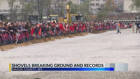 Nucor Holds Groundbreaking Ceremony In Mason County Breaks World Record Wowk 13 News