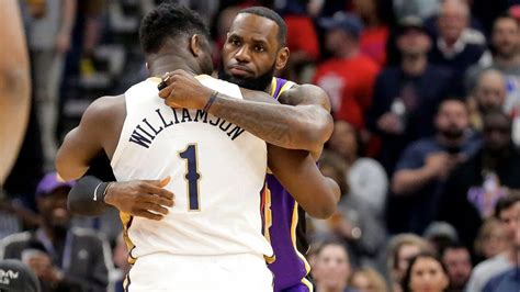 Lebron James Lauds Zion Williamson After Lakers Push Past Pelicans