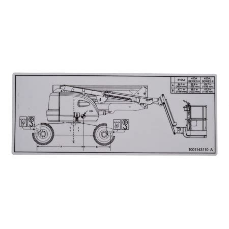 Decalque Adesivo Diagrama De Eleva O Jlg Maquinasnaweb Pe As