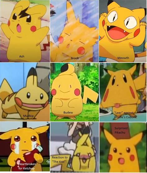 Pikachu has been making a lot funny faces over the past 25 years. Which ...