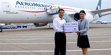 Aeroméxico realiza el vuelo más largo de la aviación mexicana