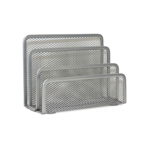 Mesh Mini Letter Sorter Silver - Office Supplies - Desk Accessories ...