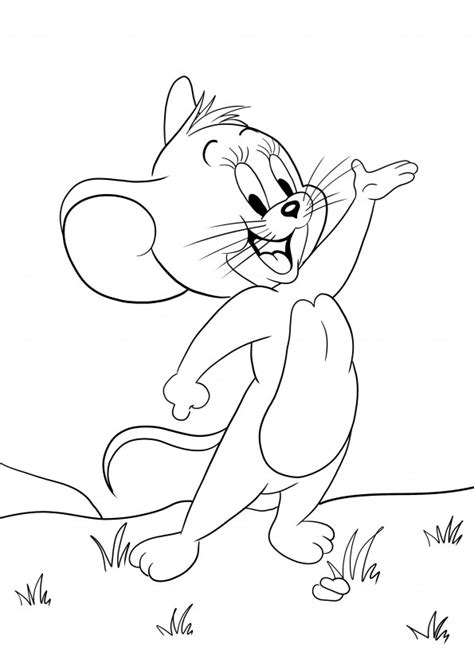 Tom And Jerry And Spike Coloring Pages