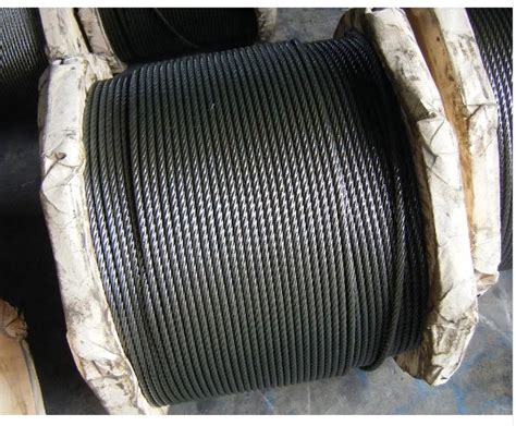 Ungalvanized Elevator Steel Wire Rope X S With Jute Core Sisal Sore