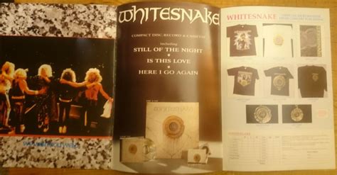 Whitesnake 1987 tour programme MINT CONDITION. Includes Tawny Kitaen photos (no Jaguar XJ6 ...