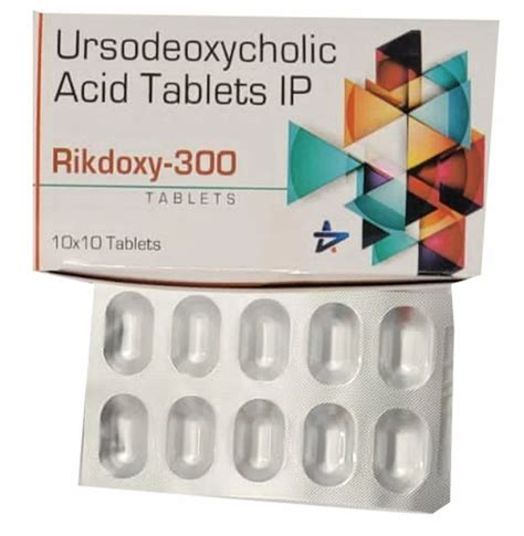 Ursodeoxycholic Acid Tablets IP 300 Mg At Rs 610 Box In Sas Nagar ID