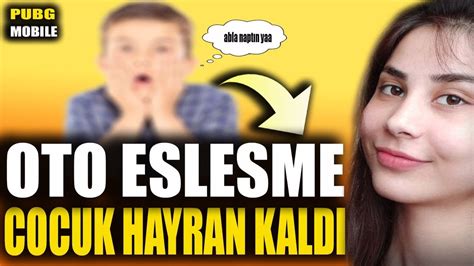 ÇOCUK OYUNUMA HAYRAN KALDI RASTGELE TAKIM PUBG MOBİLE YouTube