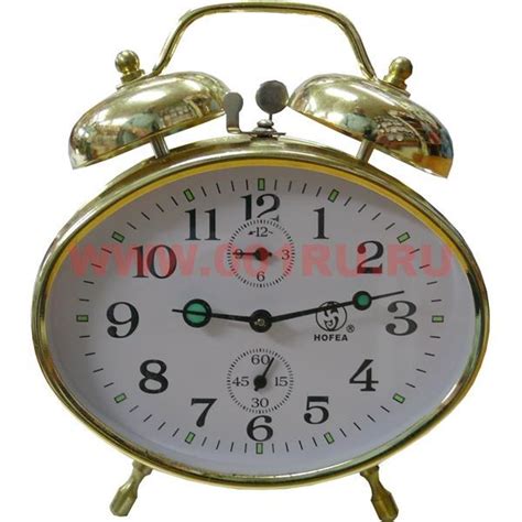 Часы будильник механические хронограф золотой купить оптом в Москве