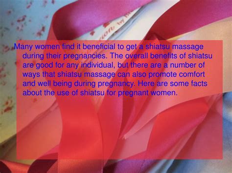 Ppt The Benefits Of Shiatsu Massage For Pregnancy Powerpoint