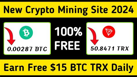 New Crypto Mining Site 2024 Free Btc Mining Sites 2024 Earn Free