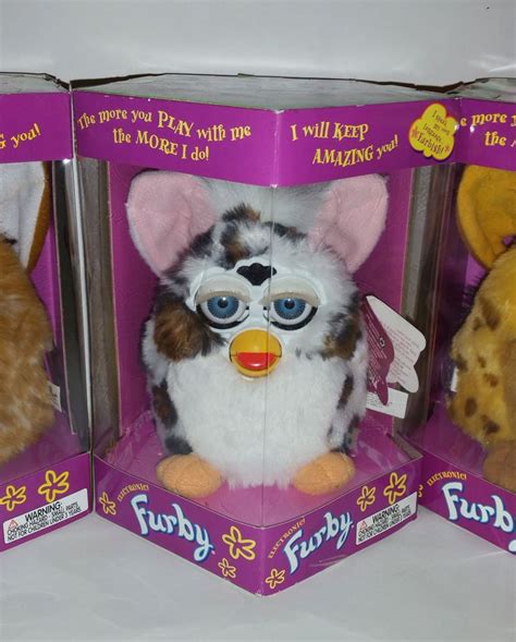 Original Vintage 1998 Furby Lot 90s Toys Limited Edition Rare Tiger