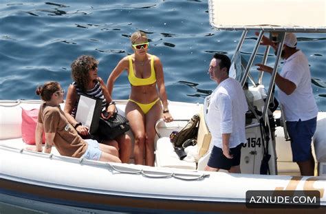 Rita Ora Sexy In Yellow Bikini In The South Of France Aznude