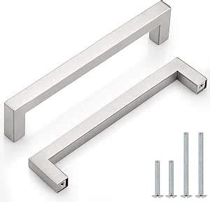 Probrico Pack Kitchen Cabinet Handles Mm Holes Centers