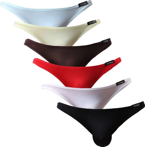 Yukaichen Men S Briefs Low Rise Bikini Underwear Bulge Enhancing Shopstyle