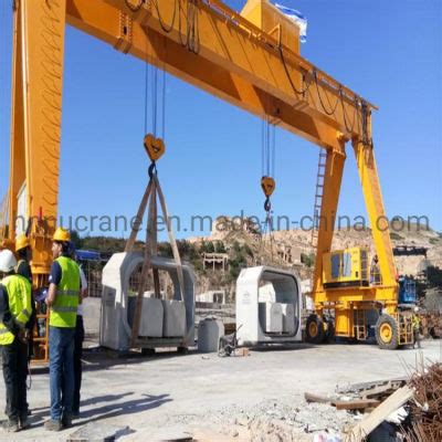 Rtg Container Port Gantry Crane Cost Double Beam Traveling With Trolley