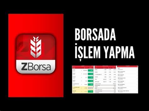 Ziraat Borsa Hesab A Mak In Tavsiyeler