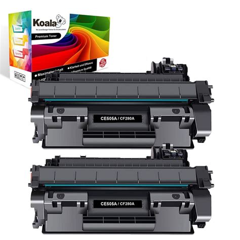 ᐅ Koala Tonerpatrone Kompatibel Hp 05a Ce505a 05x Ce505x Toner Für Laserjet P2035 P2055