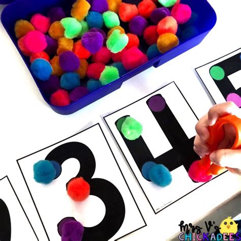 Number Activities for Preschool-Mrs V's Chickadees