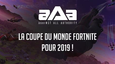 La Coupe Du Monde Fortnite Pour Youtube