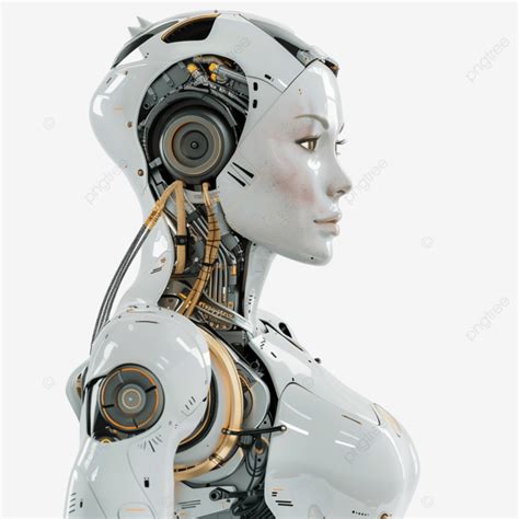 Robot With Artificial Intelligence Female Bot Robot Bot Android Png