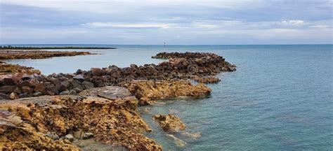 Nightcliff Beach Darwin Australia View From Beach Stock Image Image