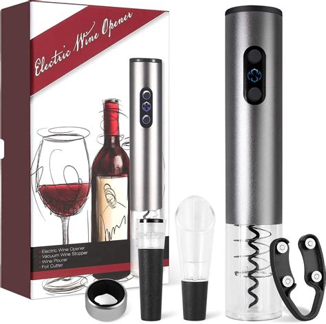 Proster Apribottiglie Elettrico In Kit Cavatappi Elettrico Vino