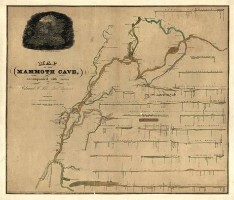 American Cave System Map