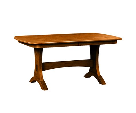 Brookside Trestle Table Contemporary Craftsman Furniture