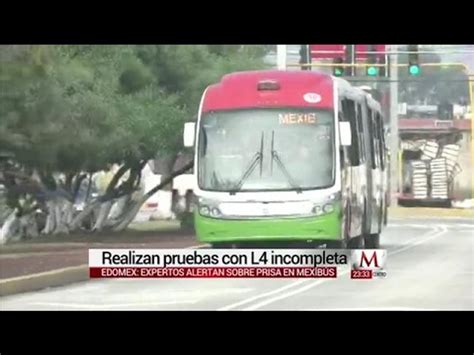 Se pone en marcha la fase de pruebas de la línea 4 del mexibús Vídeo