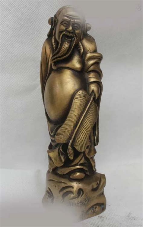 China Chinese Folk Bronze Lucky Eight Immortals Zhong Liquan Buddha