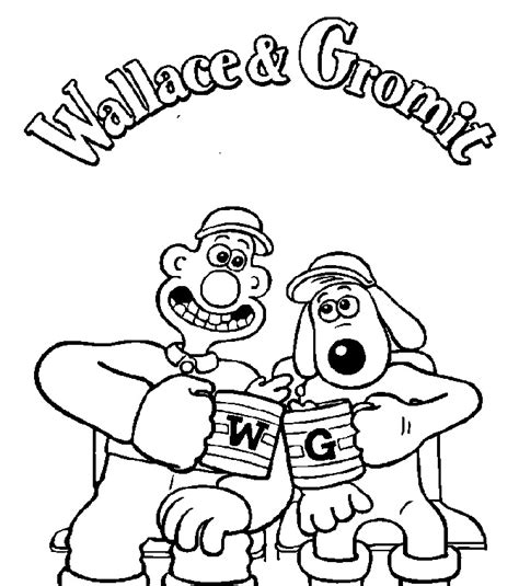 Wallace And Gromit Coloring Pages at GetColorings.com | Free printable colorings pages to print ...