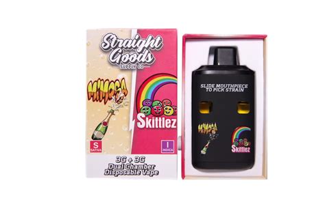 Straight Goods Supply Co Gram Dual Chamber Disposable Vapes Mimosa