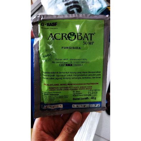 Jual Fungisida Sistemik Acrobat Wp Gram Dimetomorf Shopee Indonesia