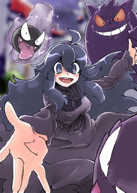 Hex Maniac Gengar Gastly And Haunter Pokemon And 2 More Drawn By