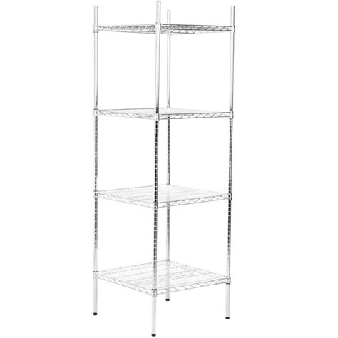 Regency Wide Nsf Chrome Wire Shelf Kit With Posts