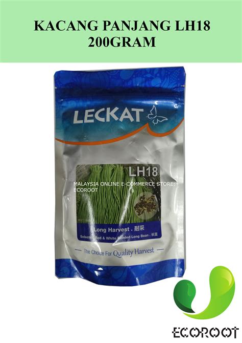 Biji Benih 200gram Leckat Long Bean Kacang Panjang Lh18 Lazada