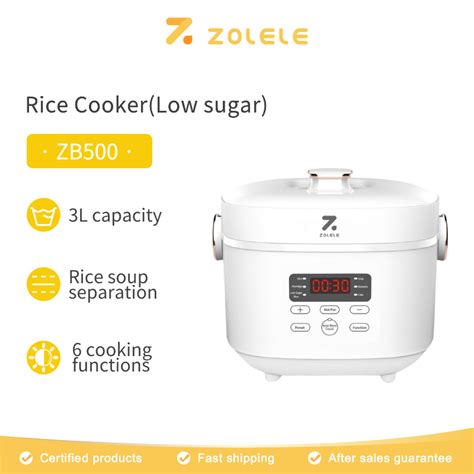 ZOLELE ZB Low Sugar Rice Cooker Smart Hot Pot Rice Cooker L Multi Rice Cooker Electric