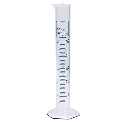 Ml Plastic Graduated Cylinder Printed Graduations Single Metric