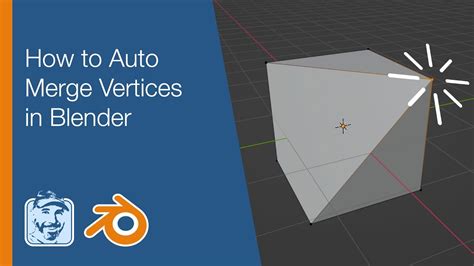 How To Auto Merge Vertices In Blender Youtube