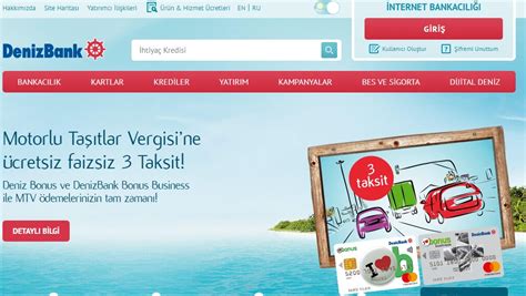 Denizbank Nternet Bankac L Giri Ba Vuru Ve Ifre Alma Lemleri